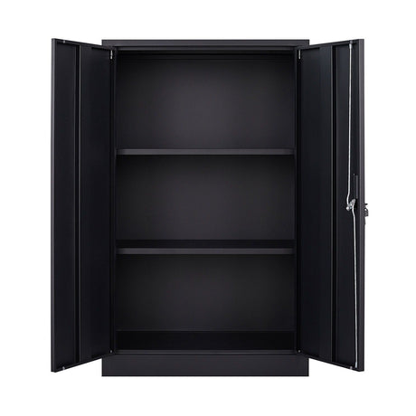 Metal Storage Cabinet With Locking Doors And Adjustable Shelf, Folding Filing Storage Cabinet, Folding Storage Locker Cabinet For Home Office, School, Garage HouseOfZazla