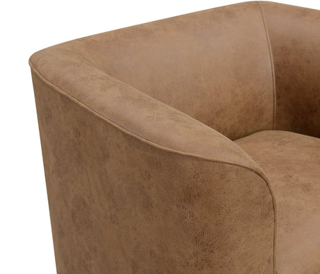 Brown Swivel Accent Chair HouseOfZazla