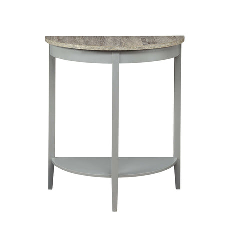 Justino Console Table - Gray / Oak HouseOfZazla