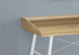 Computer Desk for Home Office, Laptop, Storage Shelves - Natural