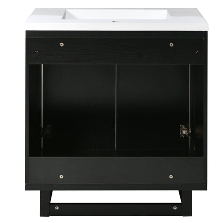 Bathroom Vanity Set With Sink, Combo Cabinet, Bathroom Storage Cabinet, Solid Wood Frame HouseOfZazla