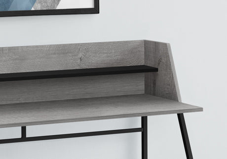 Computer Desk for Home Office with Marble Look and Storage Shelves HouseOfZazla
