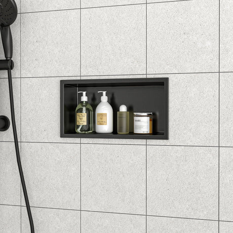 Stainless Steel Shower Niche With Seamless Design For Bathroom Storage HouseOfZazla