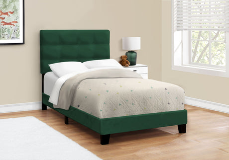 Transitional Upholstered Bed Frame HouseOfZazla