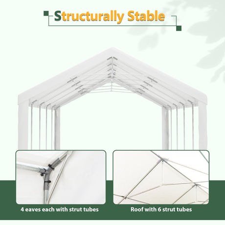 16x32 Ft Party Tent with Removable Sidewalls and Storage Bags HouseOfZazla