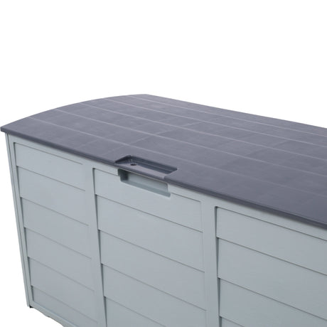All Weather UV Pool Deck Box Storage Shed Bin with Wheels HouseOfZazla