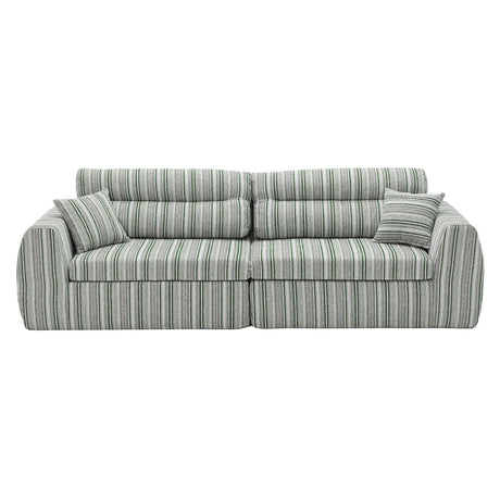 3 Seater, Couch With Throw Pillows For Living Room HouseOfZazla