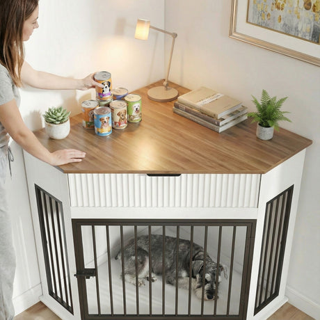 Corner Dog Crate HouseOfZazla