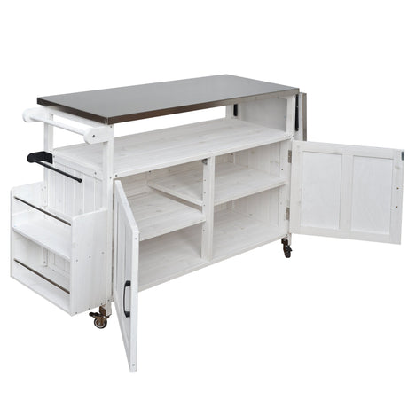 Foldable Outdoor Kitchen Island Patio Cart with Storage HouseOfZazla