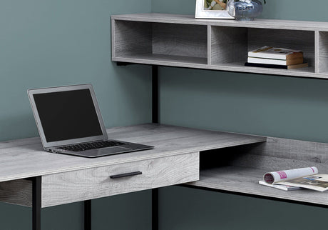 L-Shaped Corner Computer Desk with Storage Drawers HouseOfZazla