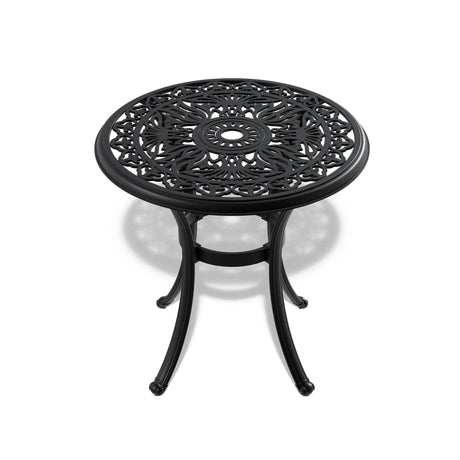 5-Piece Cast Aluminum Patio Furniture Set with Cushions HouseOfZazla