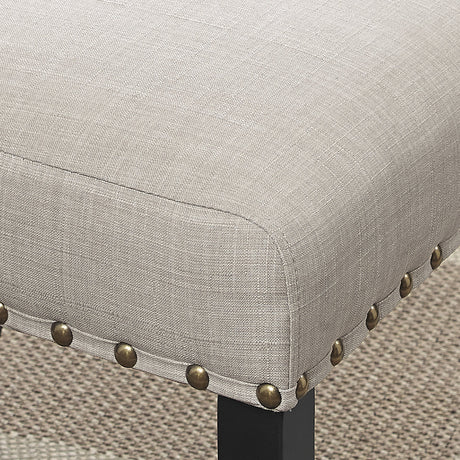 Eleanor Upholstered Dining Chairs with Nailhead Trim - Set of 2 HouseOfZazla