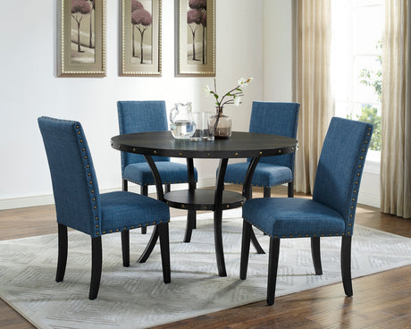 Eleanor Upholstered Dining Chairs with Nailhead Trim - Set of 2 HouseOfZazla