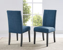 Eleanor Upholstered Dining Chairs with Nailhead Trim - Set of 2 HouseOfZazla