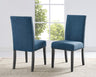 Eleanor Upholstered Dining Chairs with Nailhead Trim - Set of 2 HouseOfZazla