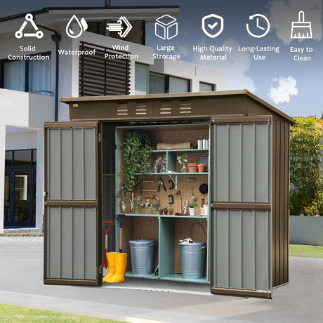 Outdoor Storage Shed 6x4 FT HouseOfZazla