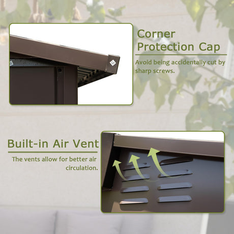 Outdoor Storage Shed 6x4 FT HouseOfZazla