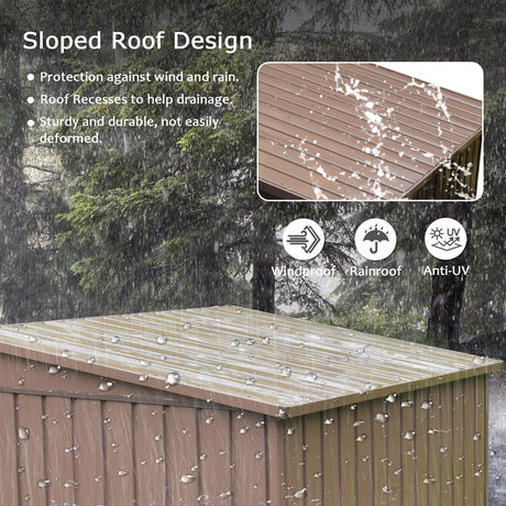 Outdoor Storage Shed 6x4 FT HouseOfZazla
