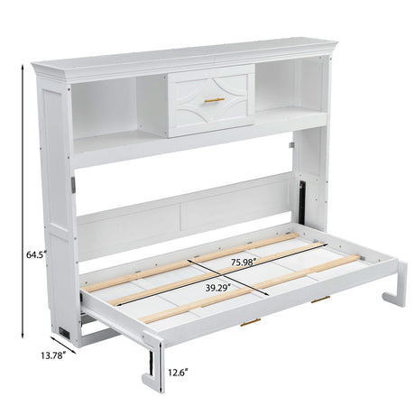 Murphy Bed With Charging Station and Drawer HouseOfZazla