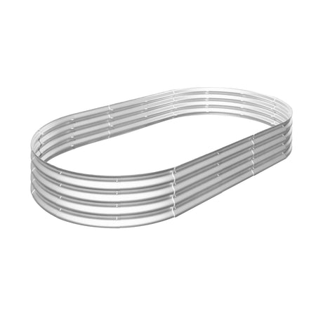 Heavy Duty Galvanized Raised Garden Bed Kit For Vegetables, Flowers & Herbs HouseOfZazla