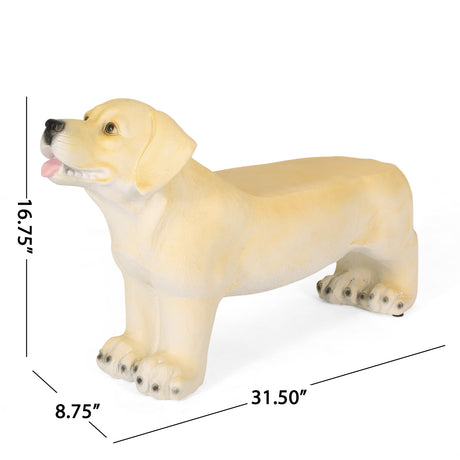 MGO Dog Bench, Outdoor Light Brown, No Assembly Required HouseOfZazla
