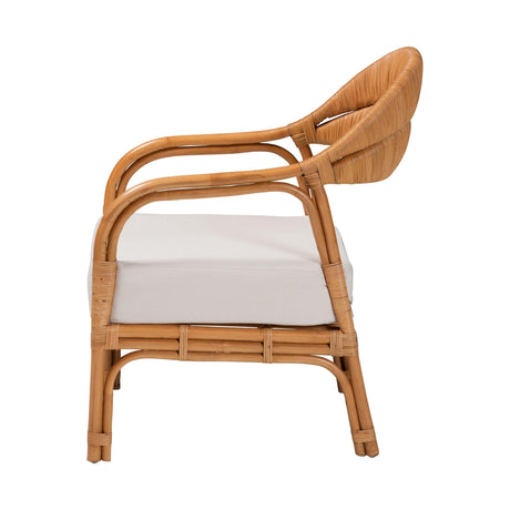 Honey Rattan Accent Chair HouseOfZazla