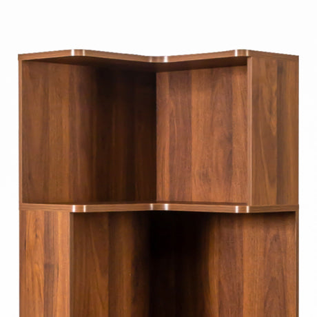 Corner Book Shelf - 5 Tier Corner Bookshelf HouseOfZazla