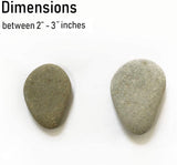 20PCS Large Painting Rocks Natural River Rocks Flat Rocks 2"-3" Stones WoodArtSupply