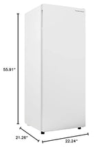 Hamilton Beach HBFRF6892-WHITE HBFRF6892 Upright Convertible Fridge/Freezer-Reversible Door-Removable Glass Shelves-Adjustable Controls-6.8 cu ft, White Hamilton Beach