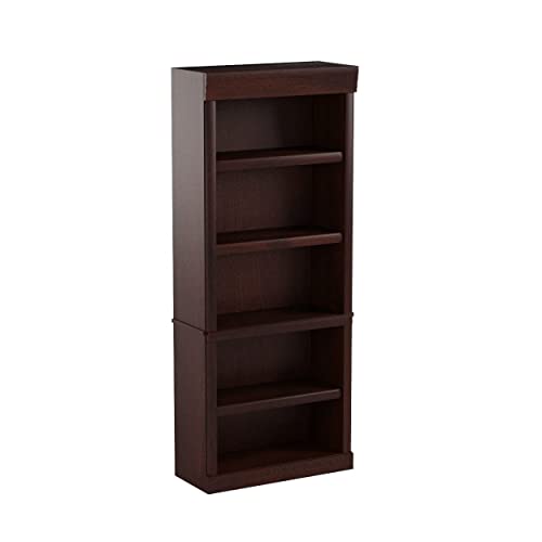 Sauder Heritage Hill Library/Book shelf, L: 29.80" x W: 12.99" x H: 71.26", Classic Cherry finish - WoodArtSupply