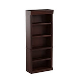 Sauder Heritage Hill Library/Book shelf, L: 29.80" x W: 12.99" x H: 71.26", Classic Cherry finish Sauder