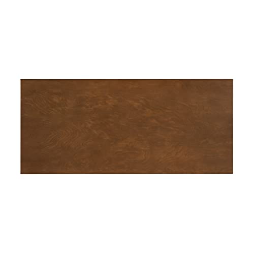 Linon Melissa Mid-Century Walnut Desk, 42" W x 19" D x 30" H Linon