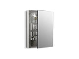 KOHLER K-CB-CLC2026FS Beveled Medicine Cabinet with Mirror Door & Adjustable Shelves, Rectangular Beveled Edge Frame, 20" x 26" KOHLER