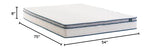 ZINUS 8 Inch Spring Sensation Hybrid Mattress [New Version], Full, Fiberglass Free, Medium Firmness, Durable Support, Certified Safe Foams & Fabric, Mattress in A Box ZINUS