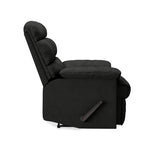 Handy Living ProLounger Wall Hugger Recliner in Grey Microfiber with Square Tufted Back