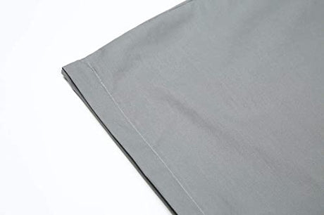 MIINA 100% Cotton Cover for Traditional Japanese Floor Futon Mattress, 71 x 82 / for 70 x 80【Do not Tumble Dry】 Made in Japan (King, Gray) MIINA