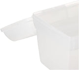 ArtBin 6937AG Essentials Lift-Out Tray Box, Portable Art & Craft Organizer with Handle and Tray, Clear/Aqua ArtBin