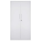 VEVOR Metal Storage Cabinet, Steel Locking Storage Cabinet with 2 Magnetic Doors and 4 Adjustable Shelves, 71'' Metal Cabinet 200 lbs Capacity per Shelf with 3 Keys, for Garage, Office, Home, White VEVOR