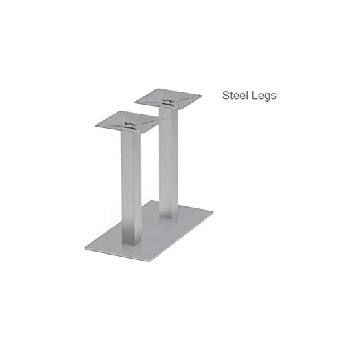 Thaweesuk Shop New 14 FT Espresso Finish Modern Executive Boat Shaped Conference Table Metal Steel Legs Grommets Racetrack Meeting Boardroom Desk Room Furniture Office Wood 165" L x 47-32" W x 29" H Generic