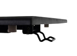 Luxor Height Adjustable Portable Pneumatic Standing Desk Converter, Stand Up Desk Riser, Tabletop Computer Workstation - Black Luxor