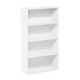 Furinno Pasir 4-Tier White Bookshelf & Storage Solution Furinno