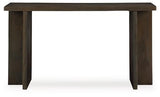 Signature Design by Ashley Jalenry Contemporary Console Sofa Table, Dark Brown Signature Design by Ashley
