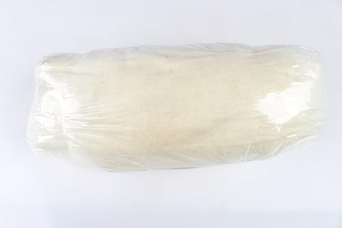 MOSFiATA Backyard Hammock with Tassels Max 500lbs Canvas Fabric Bohemian Style with Thickened Rope and Carry Bag for Outdoor, Garden, Patio, Wedding Decor (White) MOSFiATA