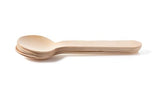 Perfect Stix 6.25" Wooden Cutlery Spoons- Pack of 250ct,Light Brown Perfect Stix