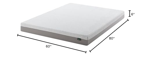 ZINUS 6 Inch Ultima Memory Foam Mattress [New Version], Queen, Fiberglass Free, Medium Firm Feel, Breathable Airflow Memory Foam, Certified Safe Foams & Fabric, Mattress in A Box Zinus
