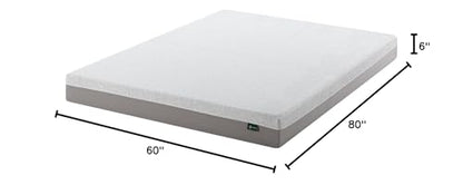 ZINUS 6 Inch Ultima Memory Foam Mattress [New Version], Queen, Fiberglass Free, Medium Firm Feel, Breathable Airflow Memory Foam, Certified Safe Foams & Fabric, Mattress in A Box