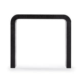Plank+Beam Arcata Console Table, 36", Modern Console Table for Behind Couch, Contemporary Curved Entryway Table for Foyer, Living Room, Noir Plank+Beam