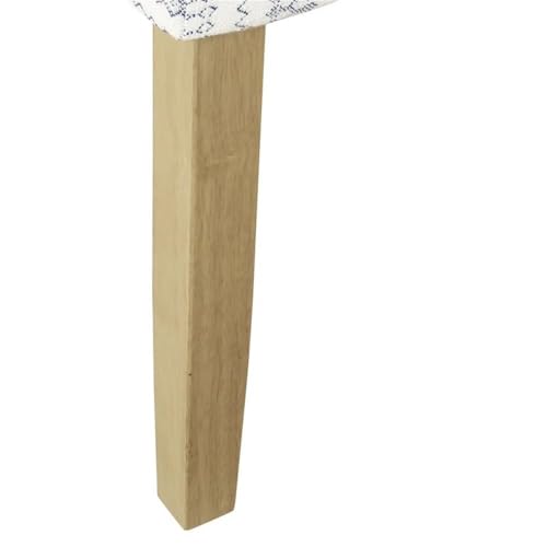 HomePop Classic Parsons Dining Chair -Blue Farmhouse Stripe (Set of 2) HomePop