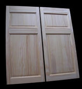 Cafe Doors by Cafe Doors Emporium | Premade to fit 36" Wide Finished Opening | Raised 4 Panel Oak | Saloon Restaurant Kitchen Pantry Half Swinging Bar Pub Solid Wood Door Cafe Doors Emporium