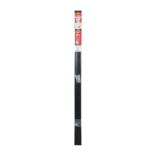 M-D Building Products 87668 18-Feet Universal Aluminum and Rubber Garage Door Bottom, Black M-D Building Products